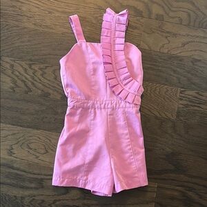 Habitual Pink Ruffled Jumpsuit